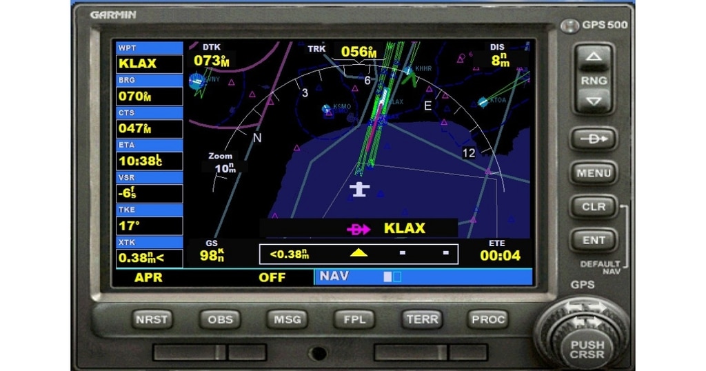 Abbreviazioni presenti nei navigatori GPS